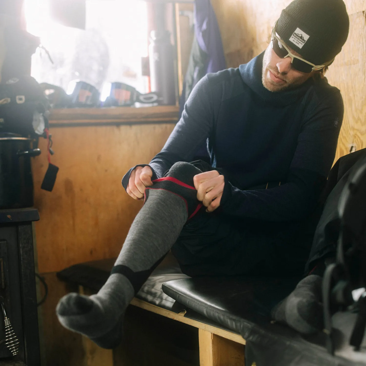 Smartwool Intraknit Ski OTC skisokker Black ull