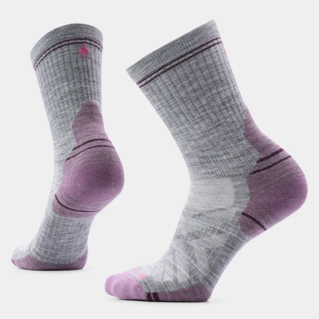 Smartwool Hike Mid Crew tursokker Light Gray merinoull