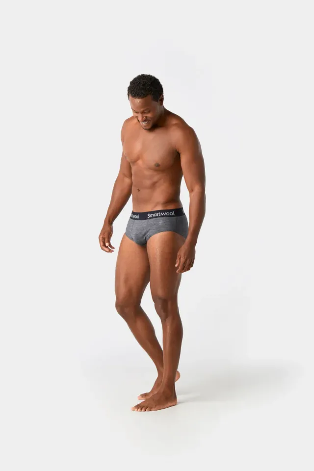 Smartwool Brief Boxed herretruse medium gray merino