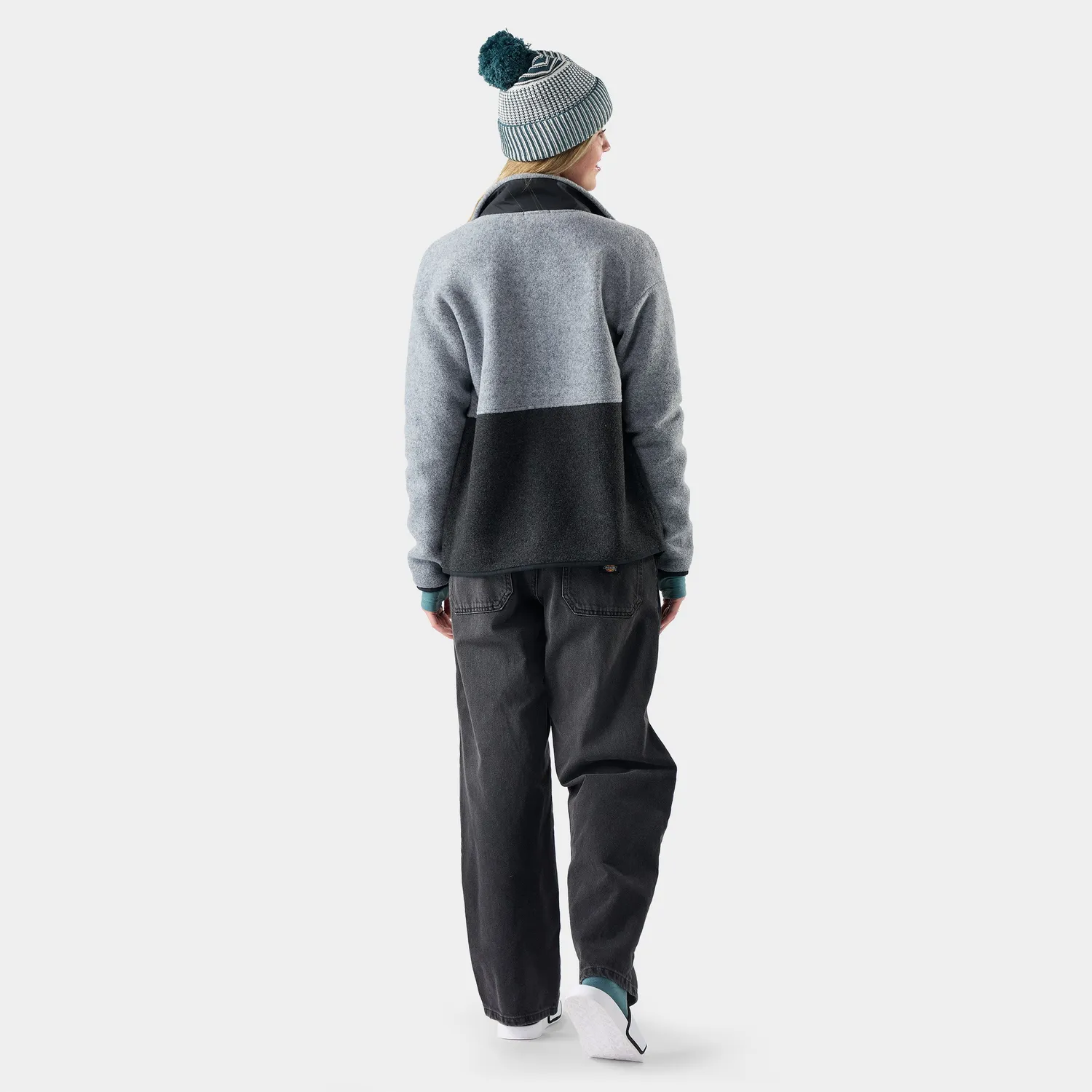 Smartwool Second Cut fleecejakke Charcoal ull dame