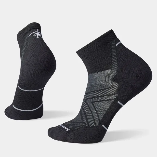 Smartwool Run Ankle løpesokker svart merino polstret