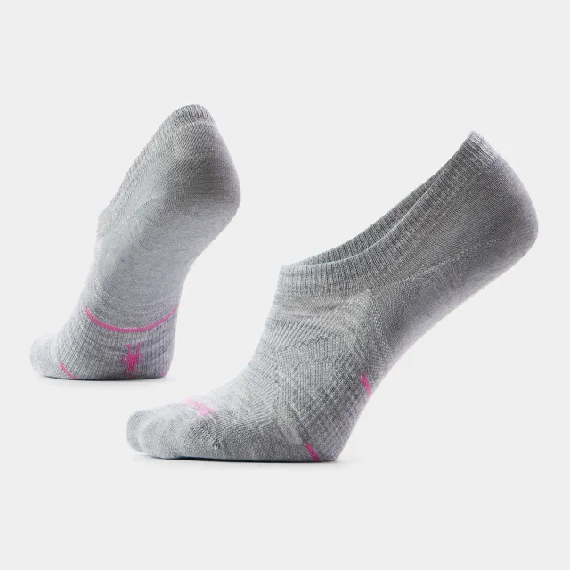Smartwool Run No Show løpesokker light gray merino