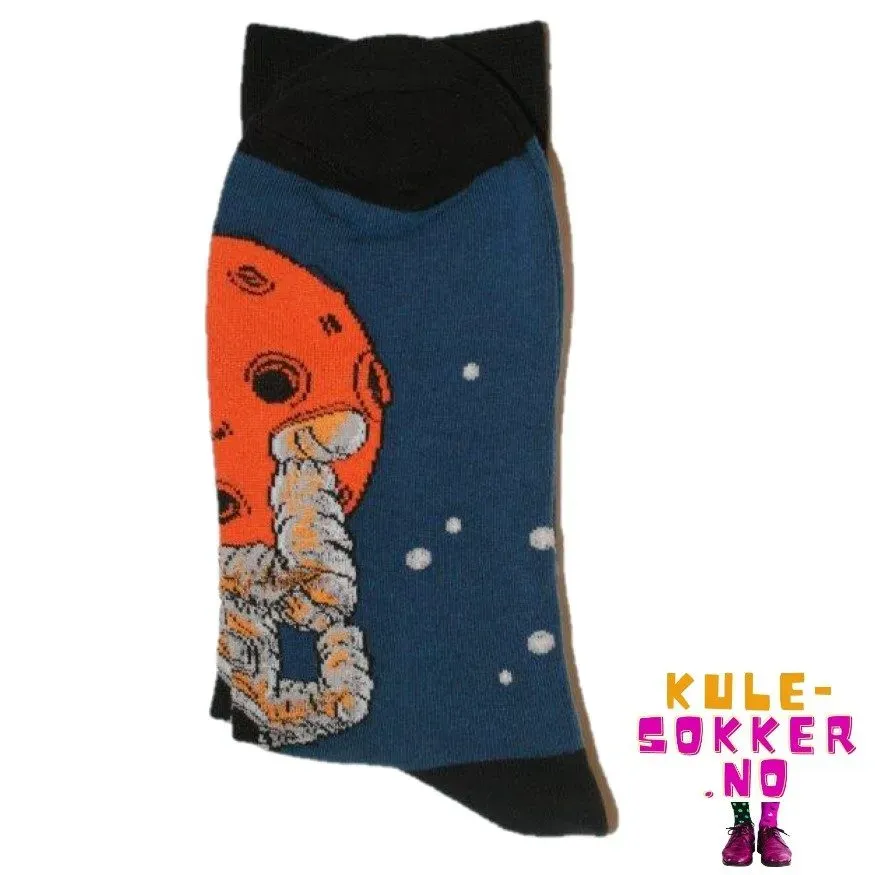 Kule-Sokker astronaut på måne barnesokker kule