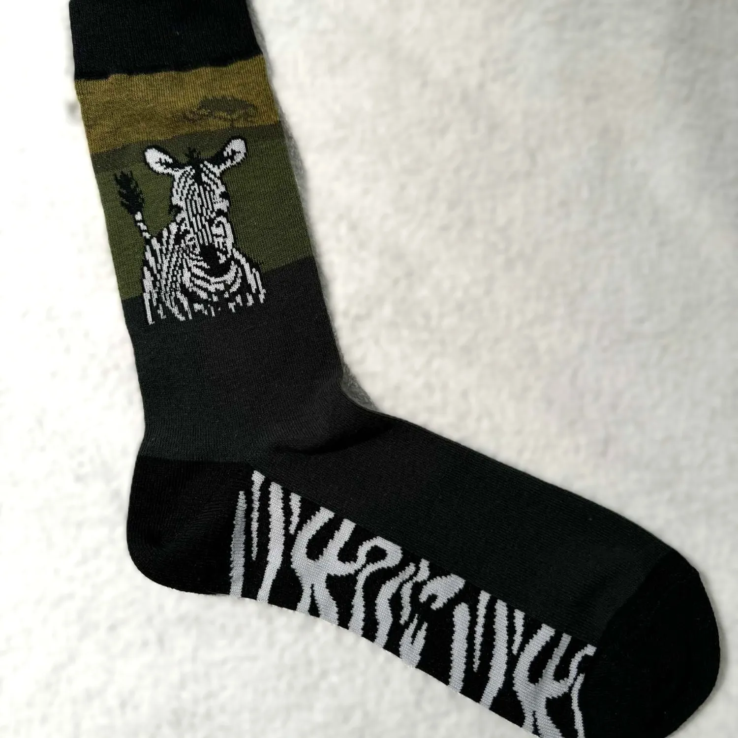 Kule-Sokker zebra sokk barn stripete myk