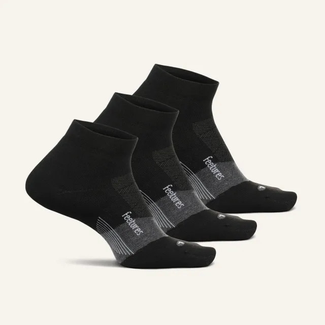Feetures Elite Golf Max Cushion Low Cut sokker hvit 3 par