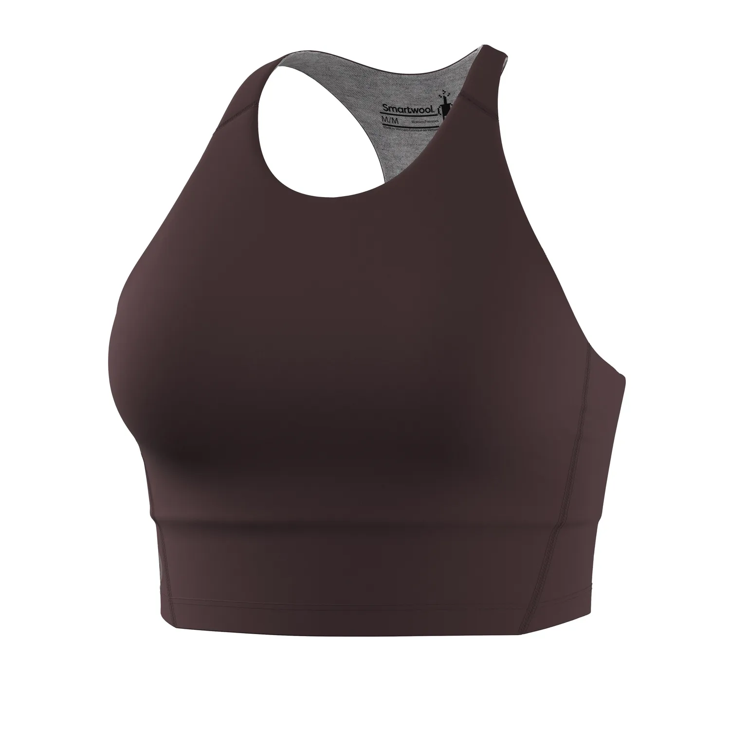 Smartwool Active Crop Bra sports-bh Mink lav støtte