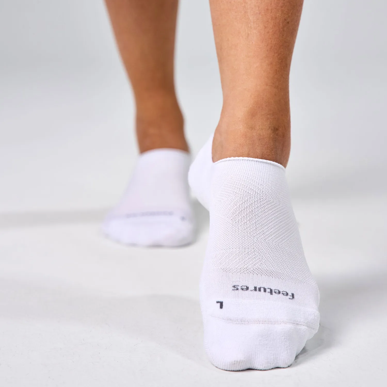 Feetures Elite Ultra Light Invisible sokker 6-pakk hvit miks tynn