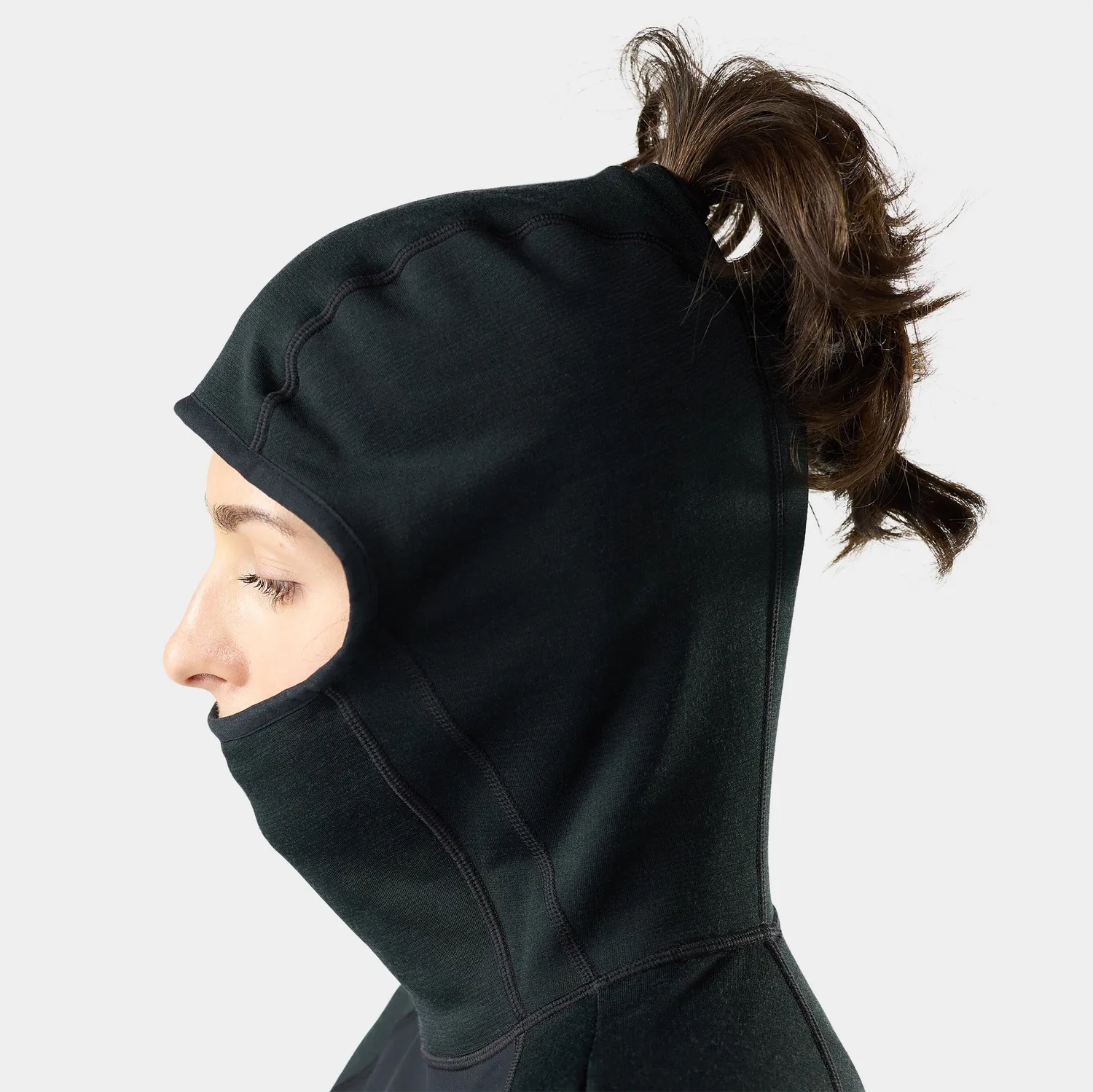 Smartwool Active Fleece Wind Hoodie hettegenser svart vindtett