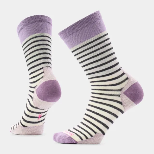 Smartwool Everyday Pin Stripe sokker Purple Dawn stripet