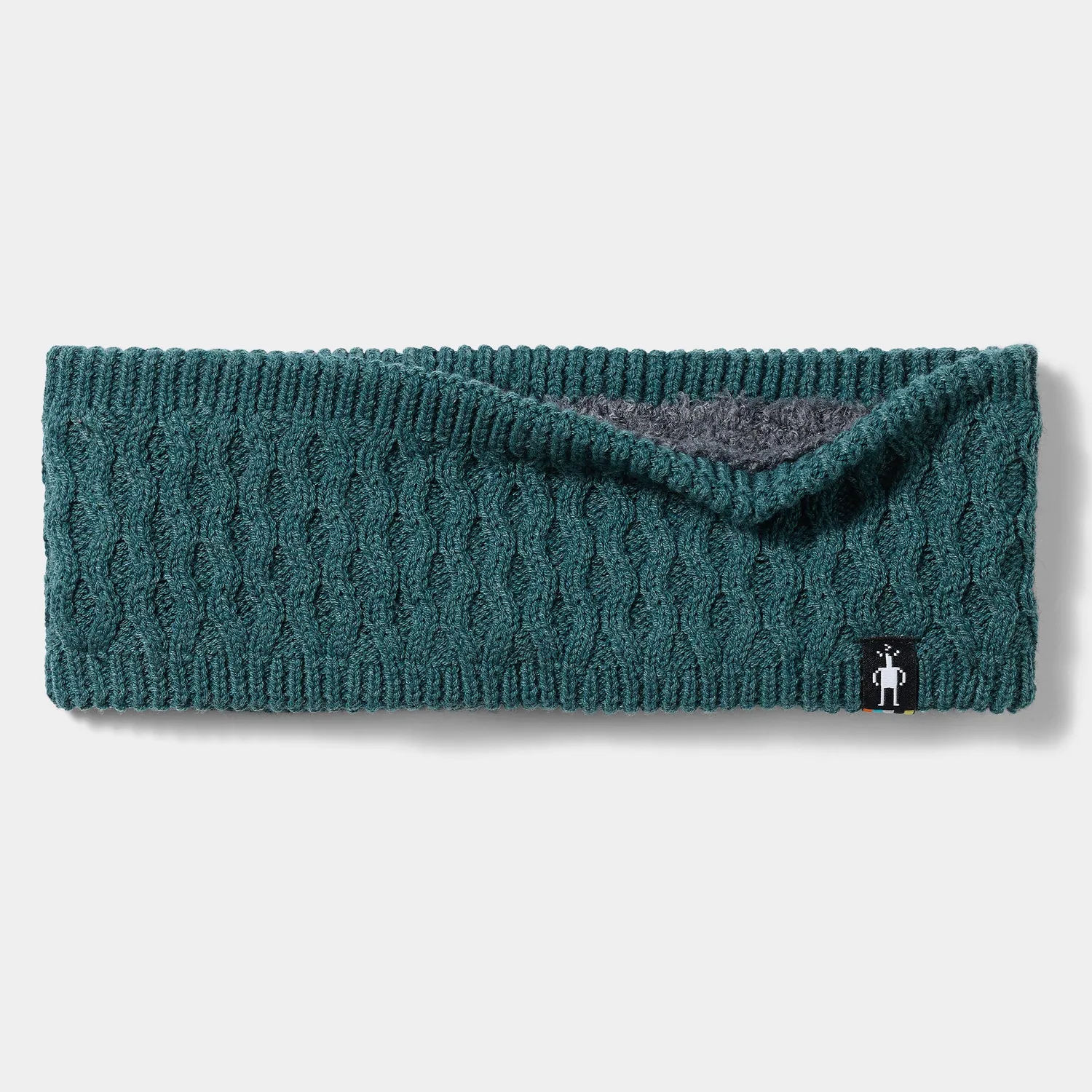 Smartwool Fleece Lined pannebånd dusty teal ull