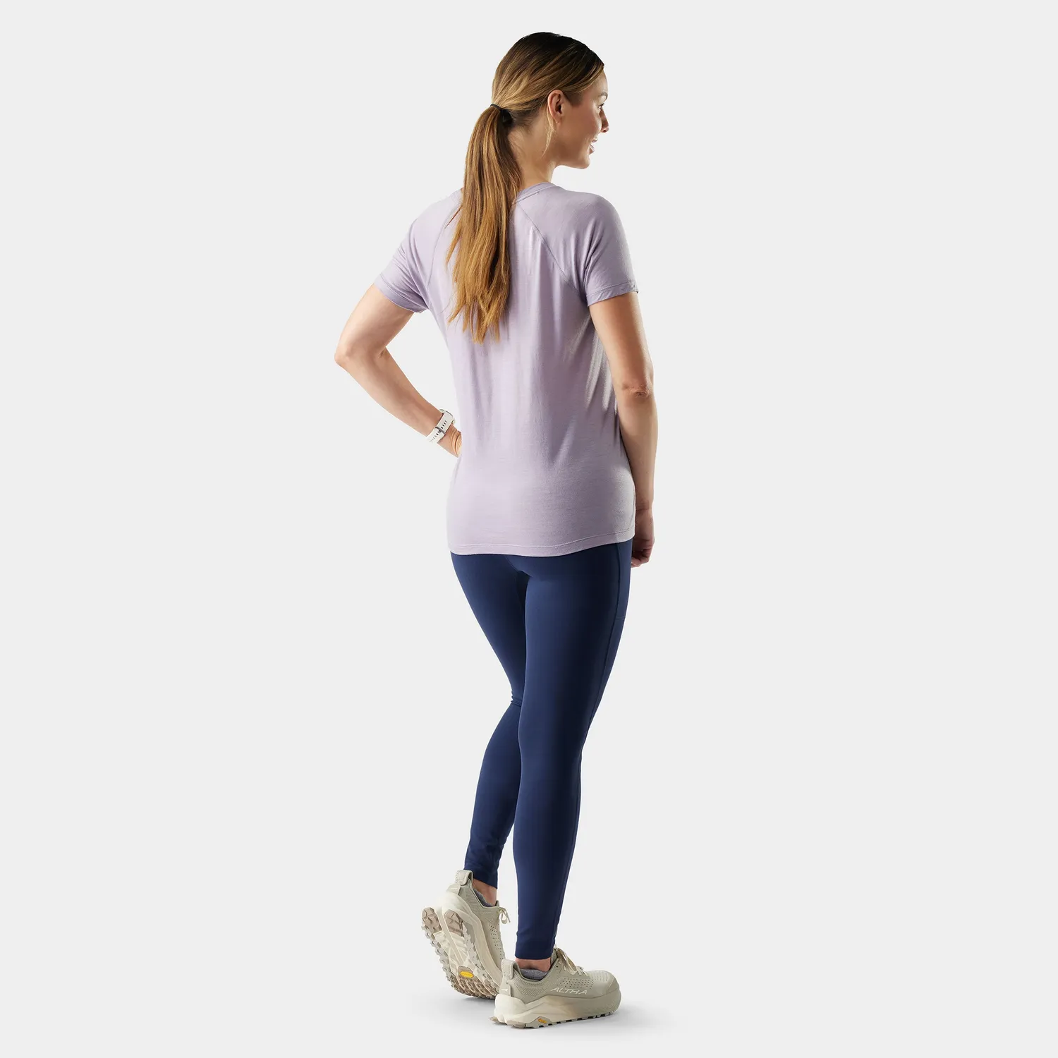 Smartwool Active Ultralite Top t-skjorte Purple Storm dame merino