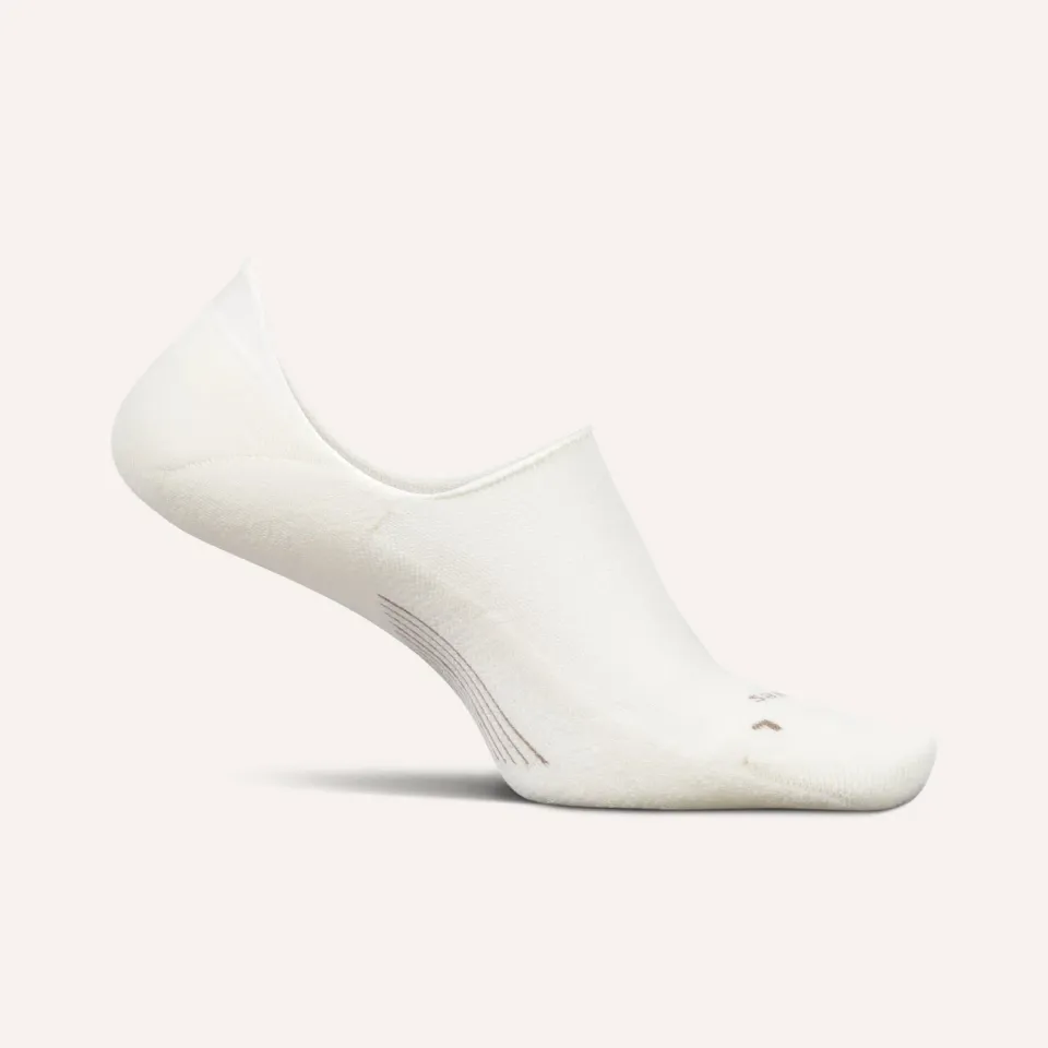 Feetures Elite Light Cushion Invisible sokker hvit lett