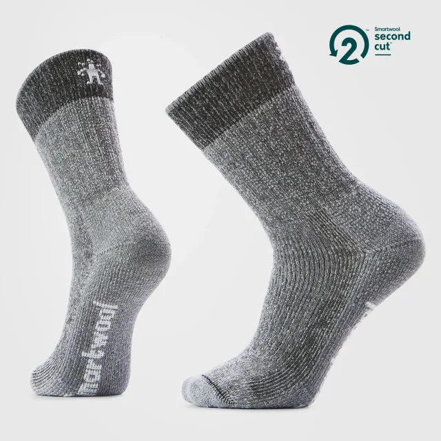 Smartwool Hike Second Cut Crew tursokker svart M resirkulert