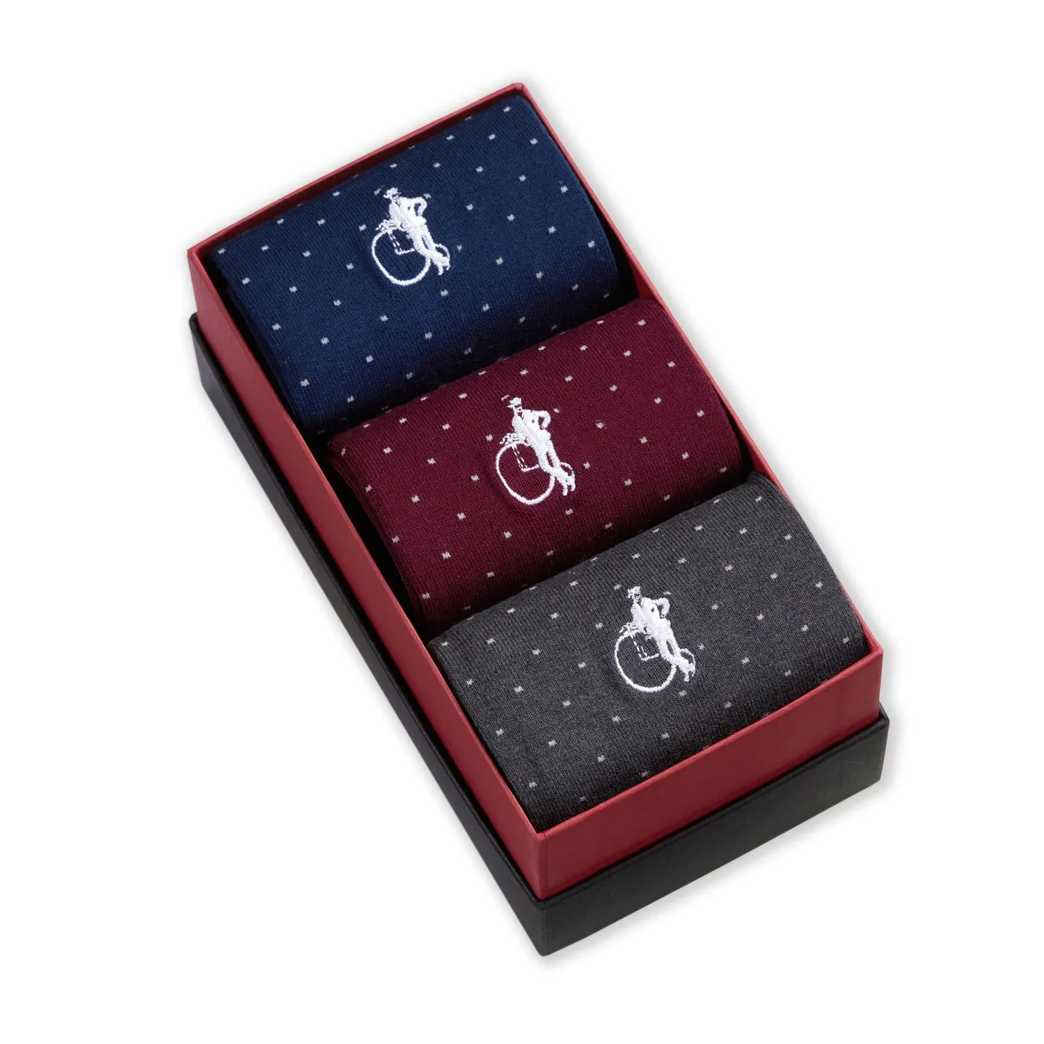 London Sock Company Spot of Style III sokker 3-pack prikker