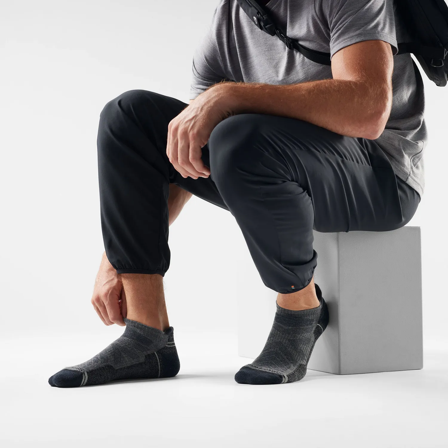 Smartwool Hike Low Ankle tursokker mellomgrå lett