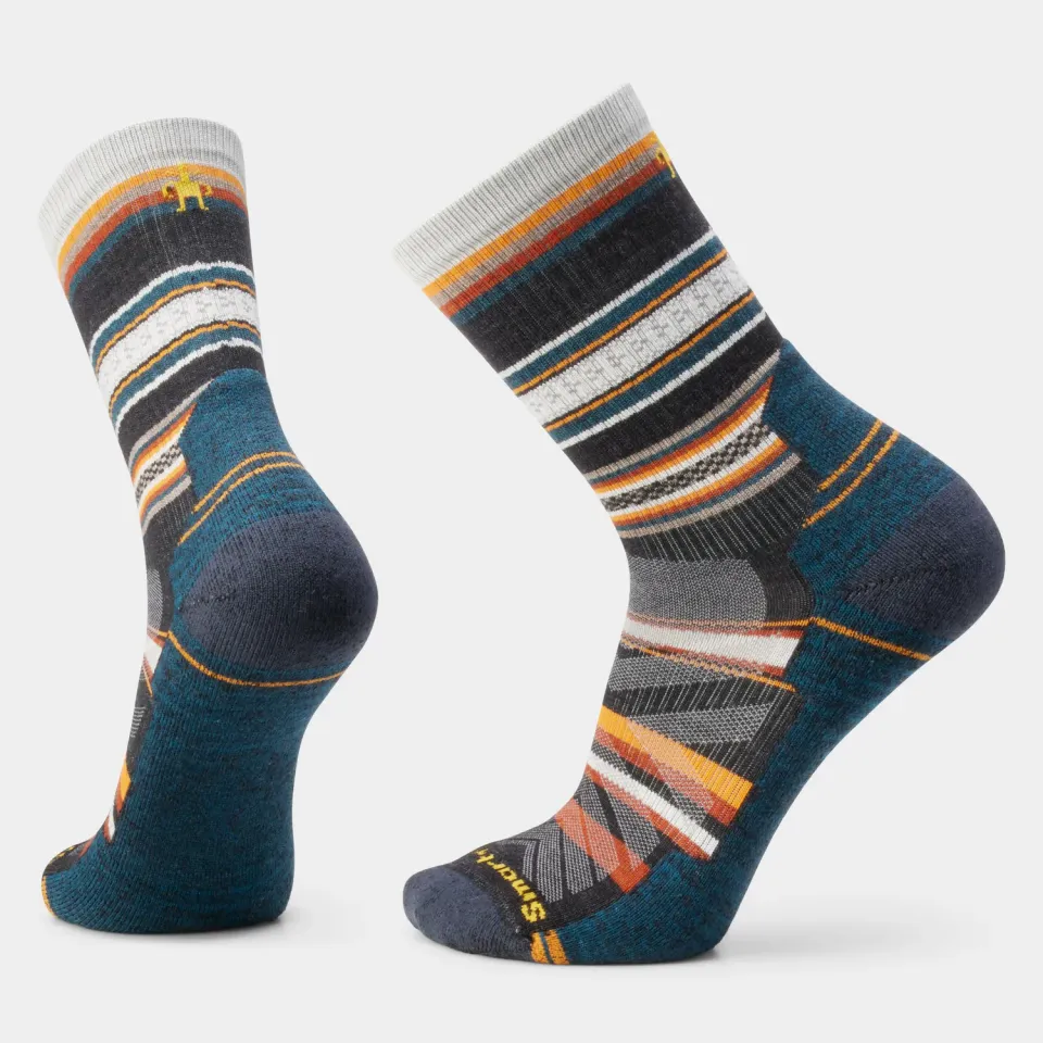 Smartwool Hike Panorama Crew tursokker koks lett polstring