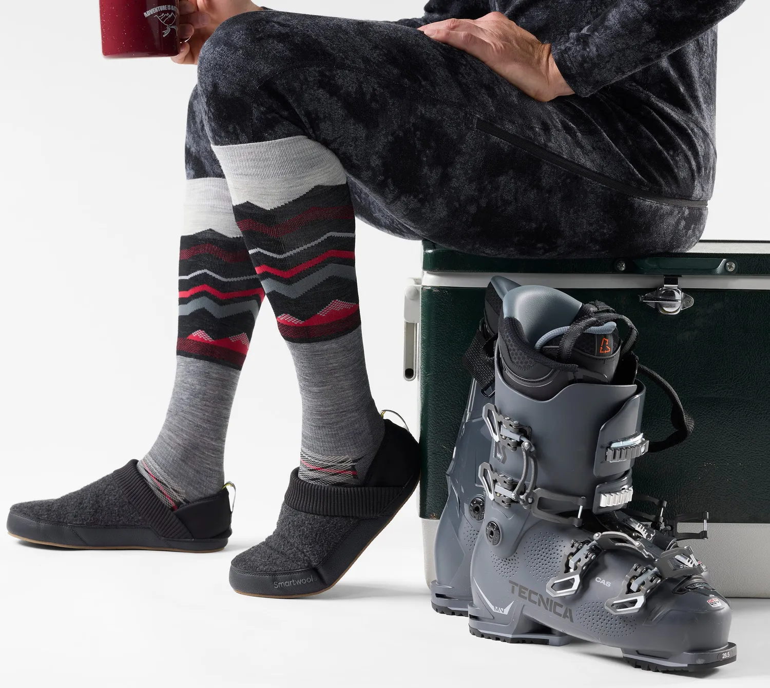 Smartwool Expanding Horizons OTC skisokker Medium Gray dempet