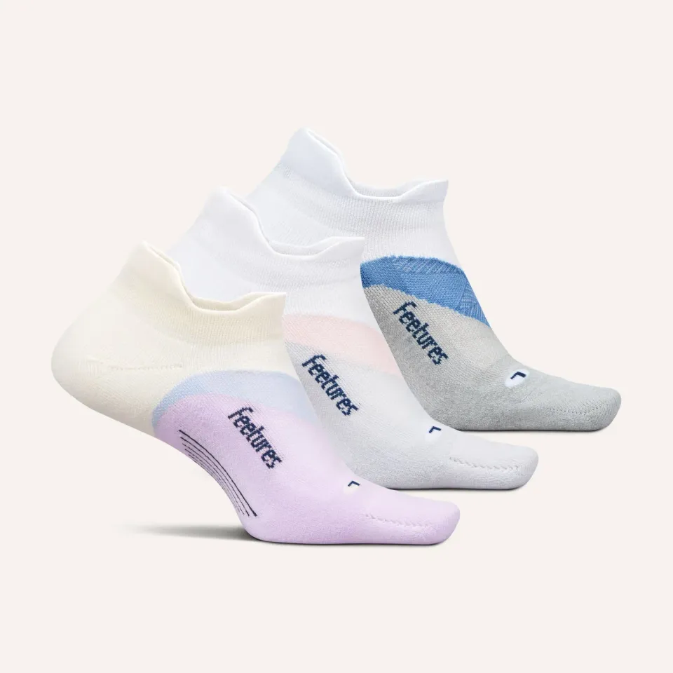 Feetures Elite Light Cushion Tab sokker 3-pack lett demping