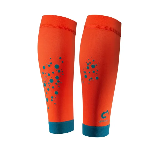 Gococo Calf Sleeves Superior leggsleeves rødoransje