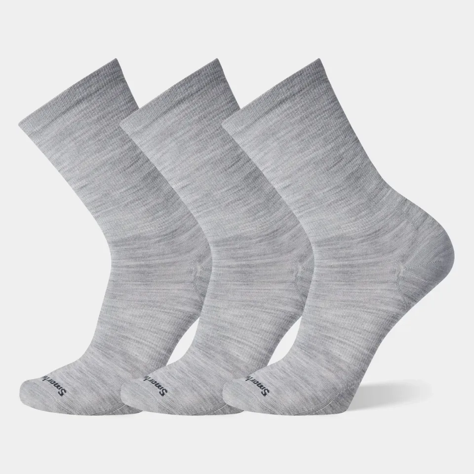 Smartwool Everyday Anchor Line Crew sokker Light Gray 3-pk