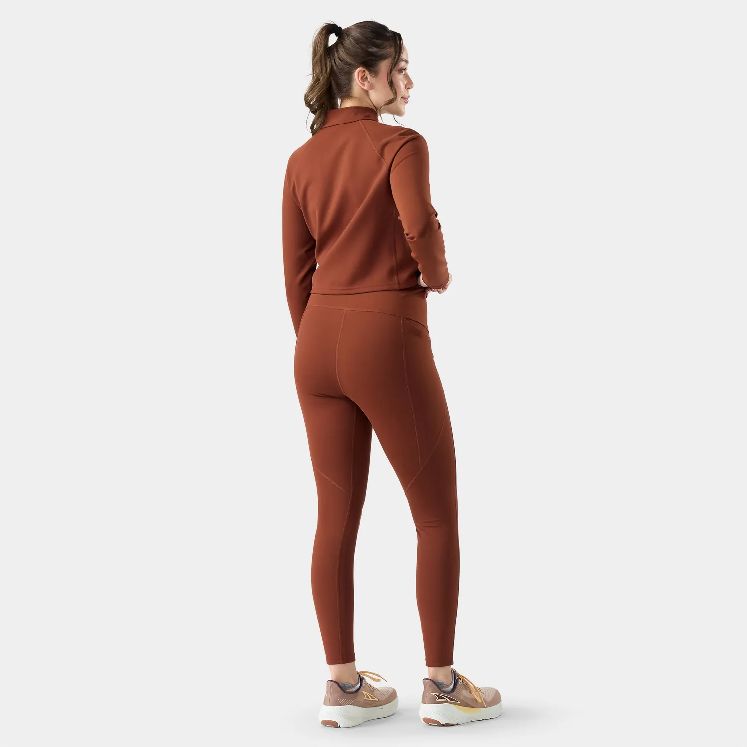 Smartwool Active Movement treningstights burnt sienna ull