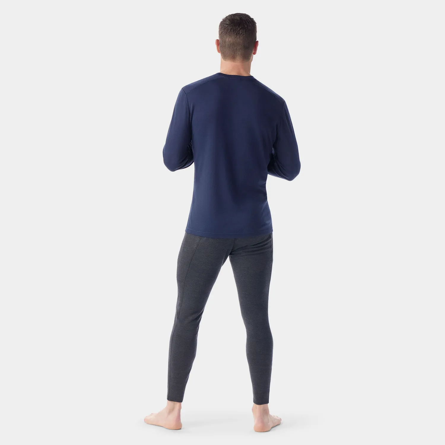 Smartwool Classic Thermal Crew ulltrøye deep navy herre