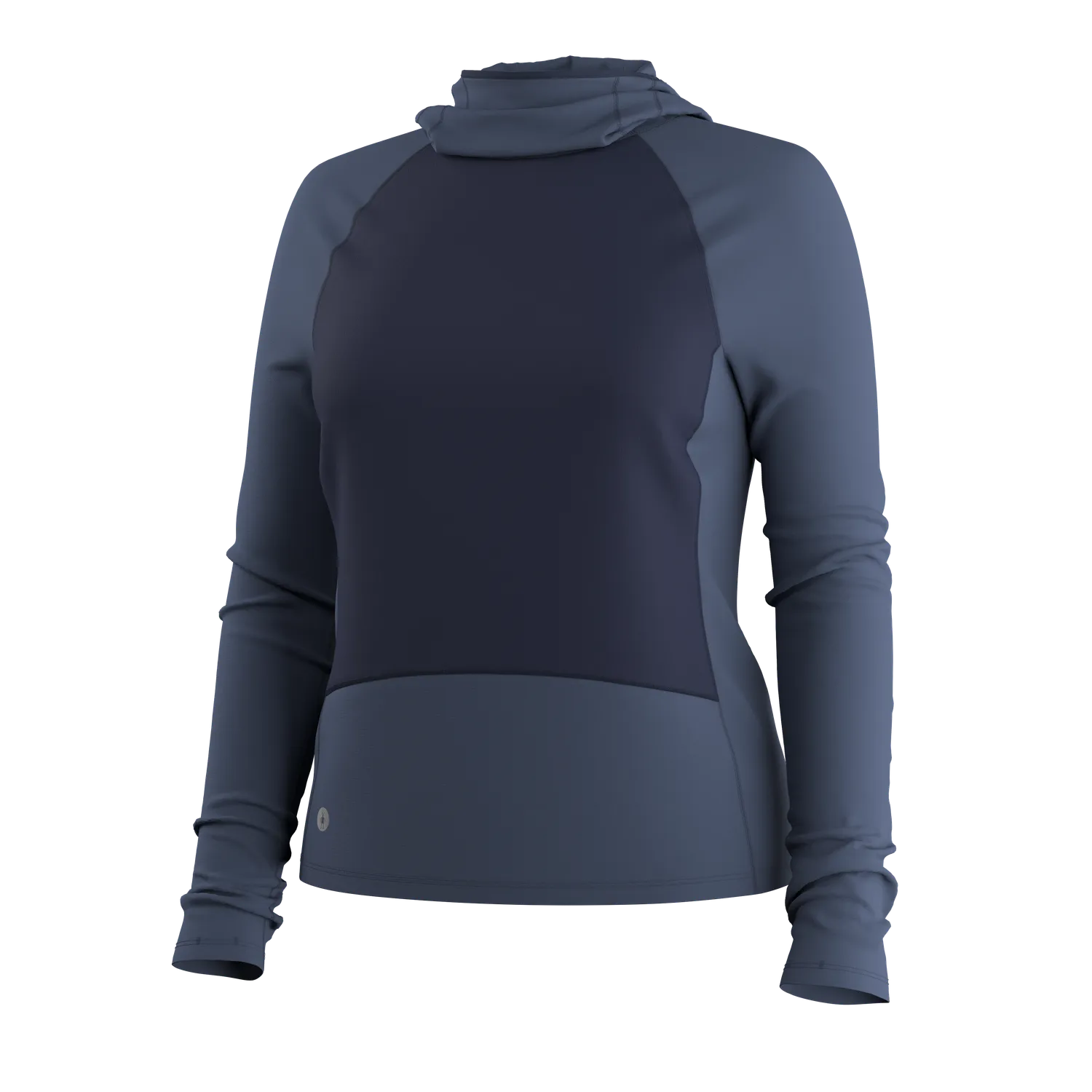 Smartwool Active Fleece Wind Hoodie hettegenser Nightfall vind kanal