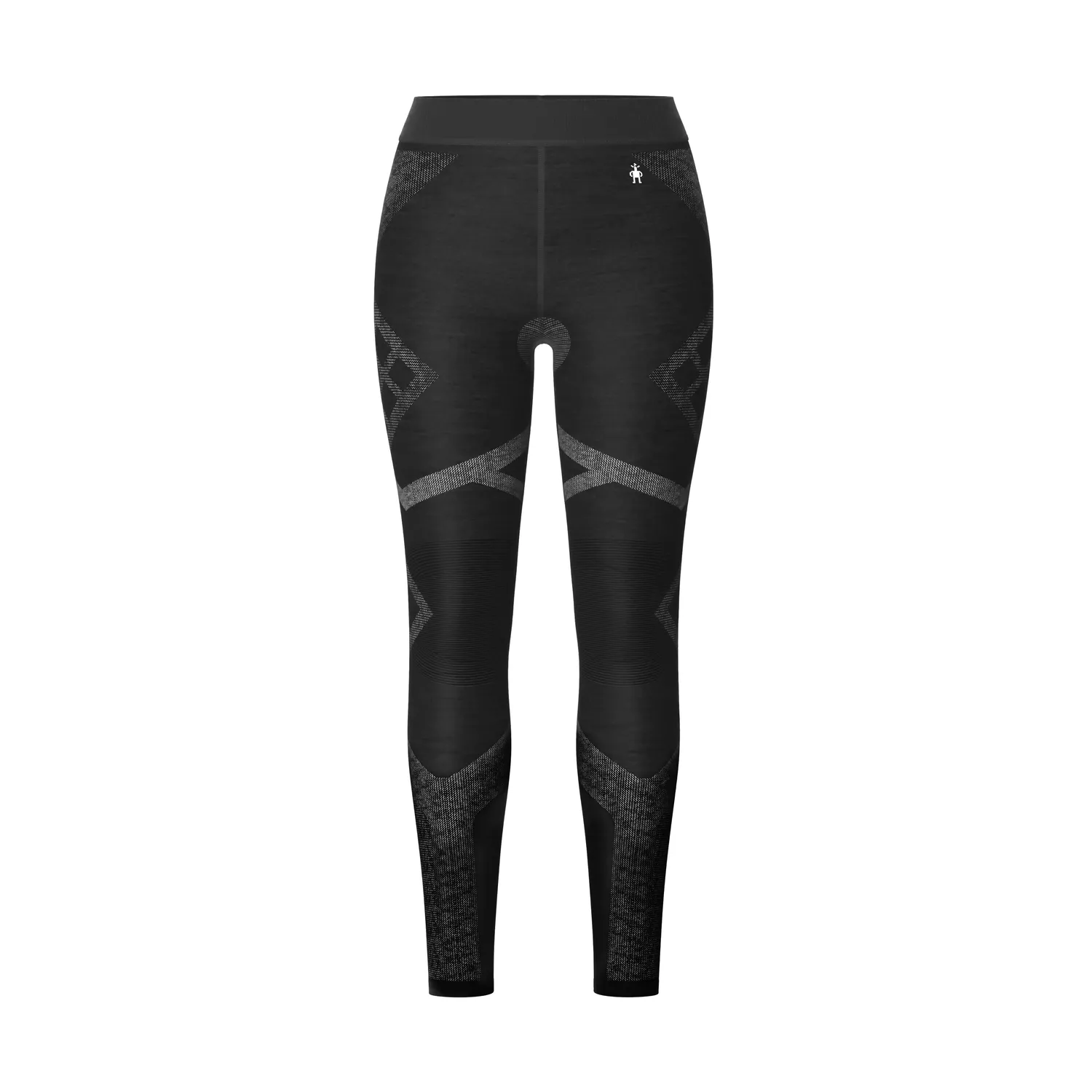 Smartwool Intraknit Thermal Merino stillongs svart-hvit varm