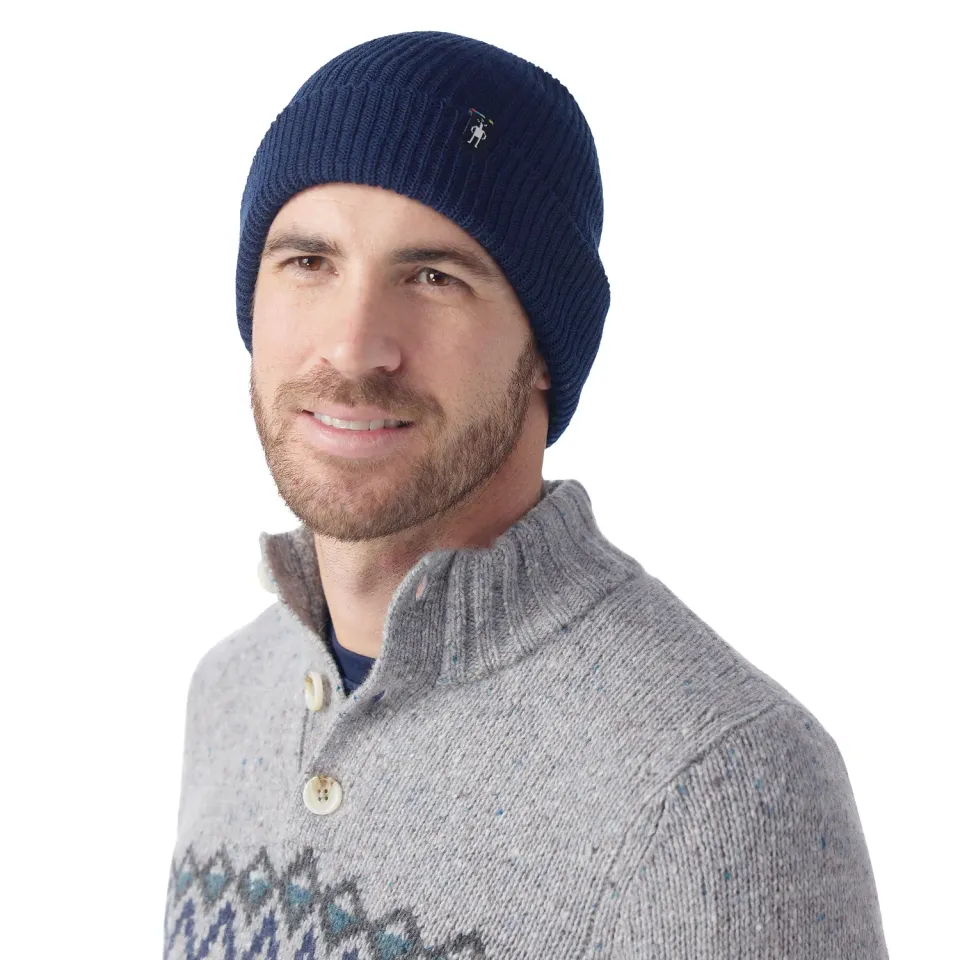 Smartwool Beanie lue ull marineblå