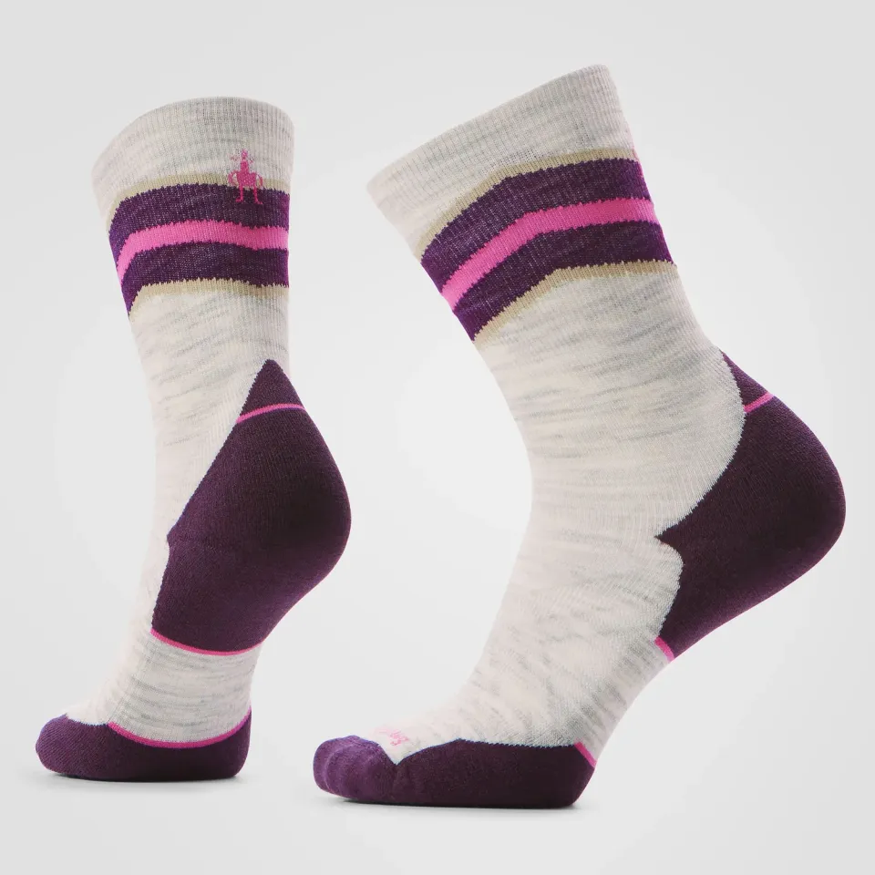 Smartwool Run Mid Crew løpesokker Ash merino dame
