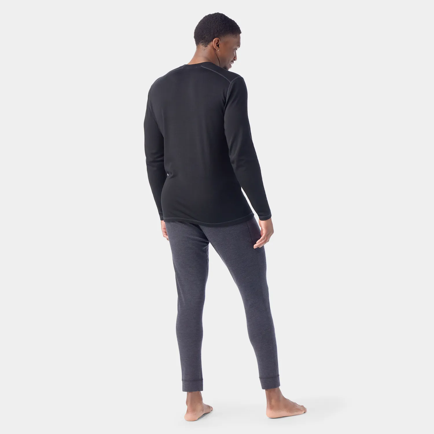 Smartwool Thermal Merino joggebukse charcoal heather ull