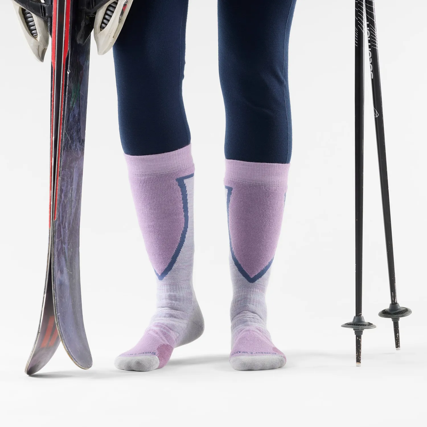 Smartwool Women's Ski OTC Socks skisokker purple eclipse