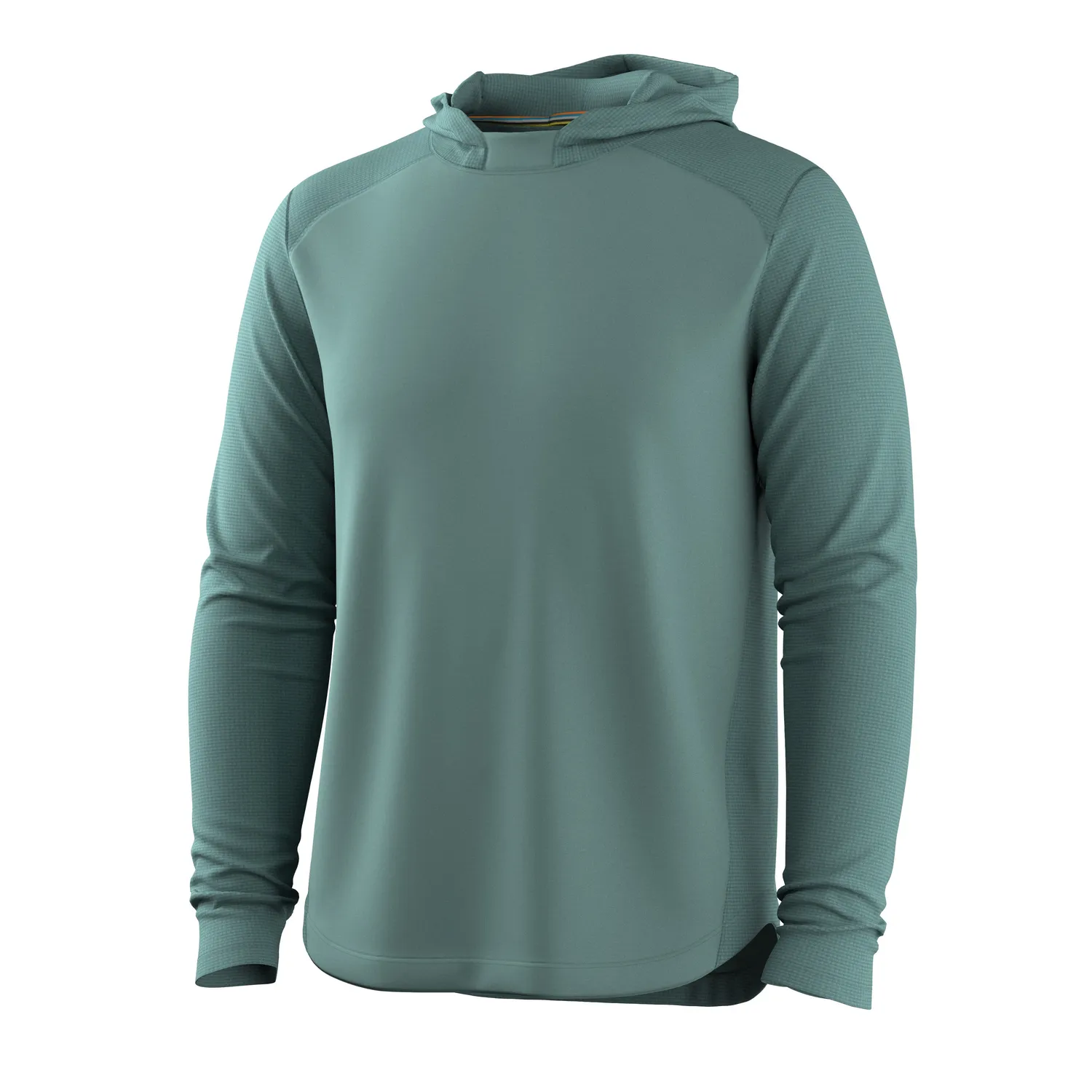 Smartwool Active Mesh Hoodie treningsgenser Dusty Teal merinoull
