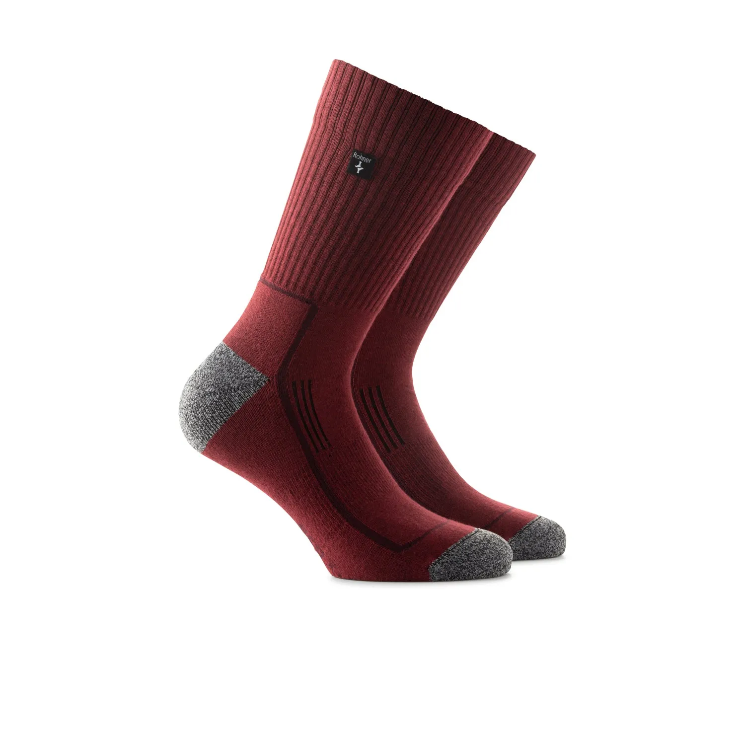 Rohner Eco X-Sport sportssokker svart 36-38 resirkulert bomull