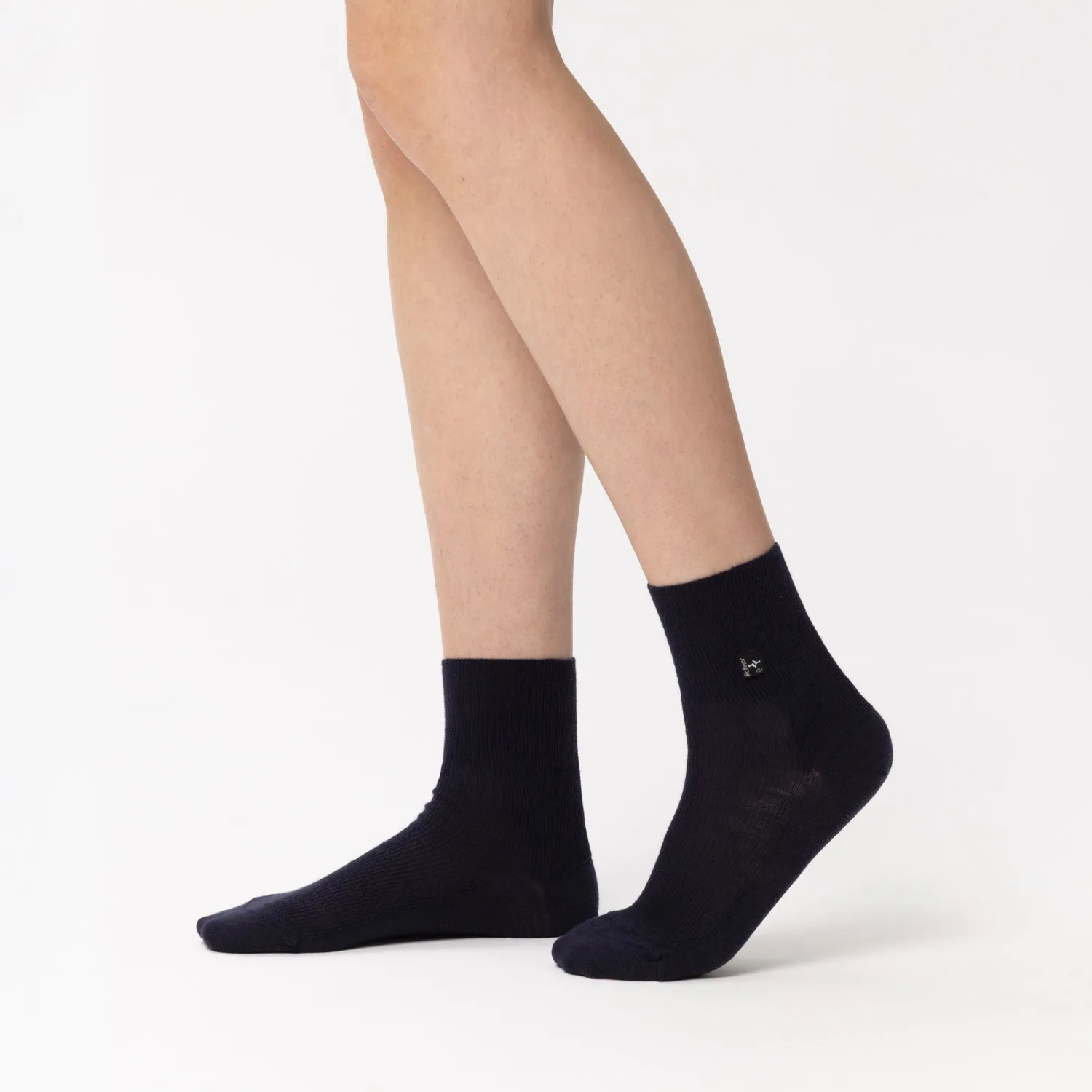 Rohner SupeR WO Quarter sokker navy 36-38 merino