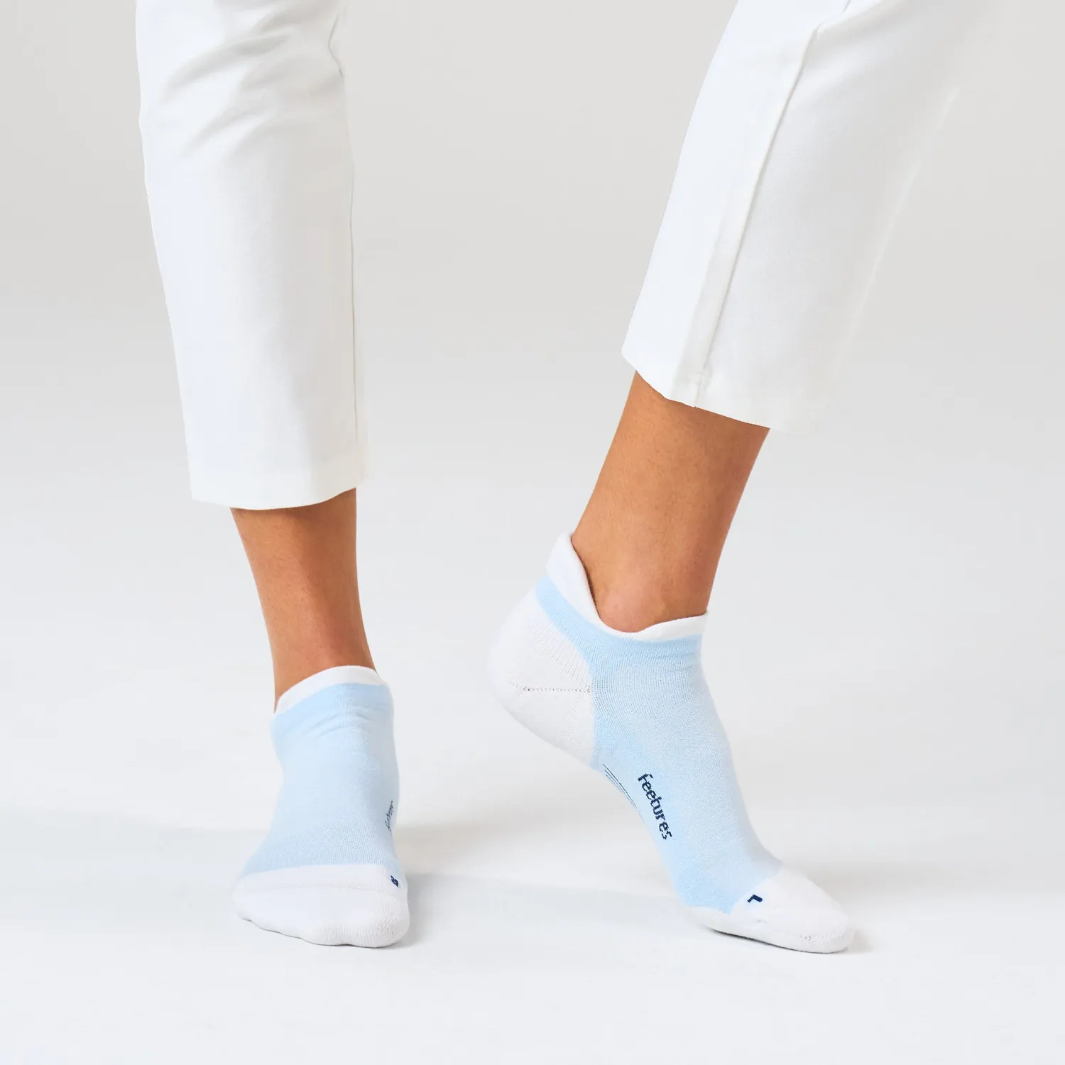 Feetures Elite Golf Max Cushion Tab golfsokk White 6-pk