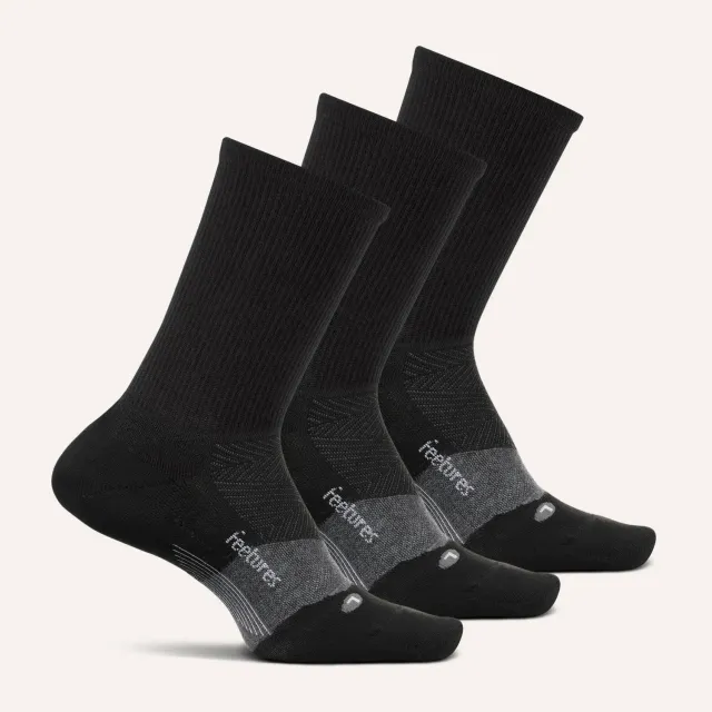 Feetures Merino 10 Max Cushion minicrew sokker 3-pk ull