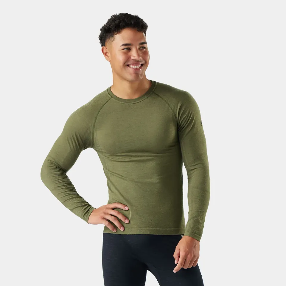 Smartwool Intraknit All-Season Crew trøye Winter Moss trening
