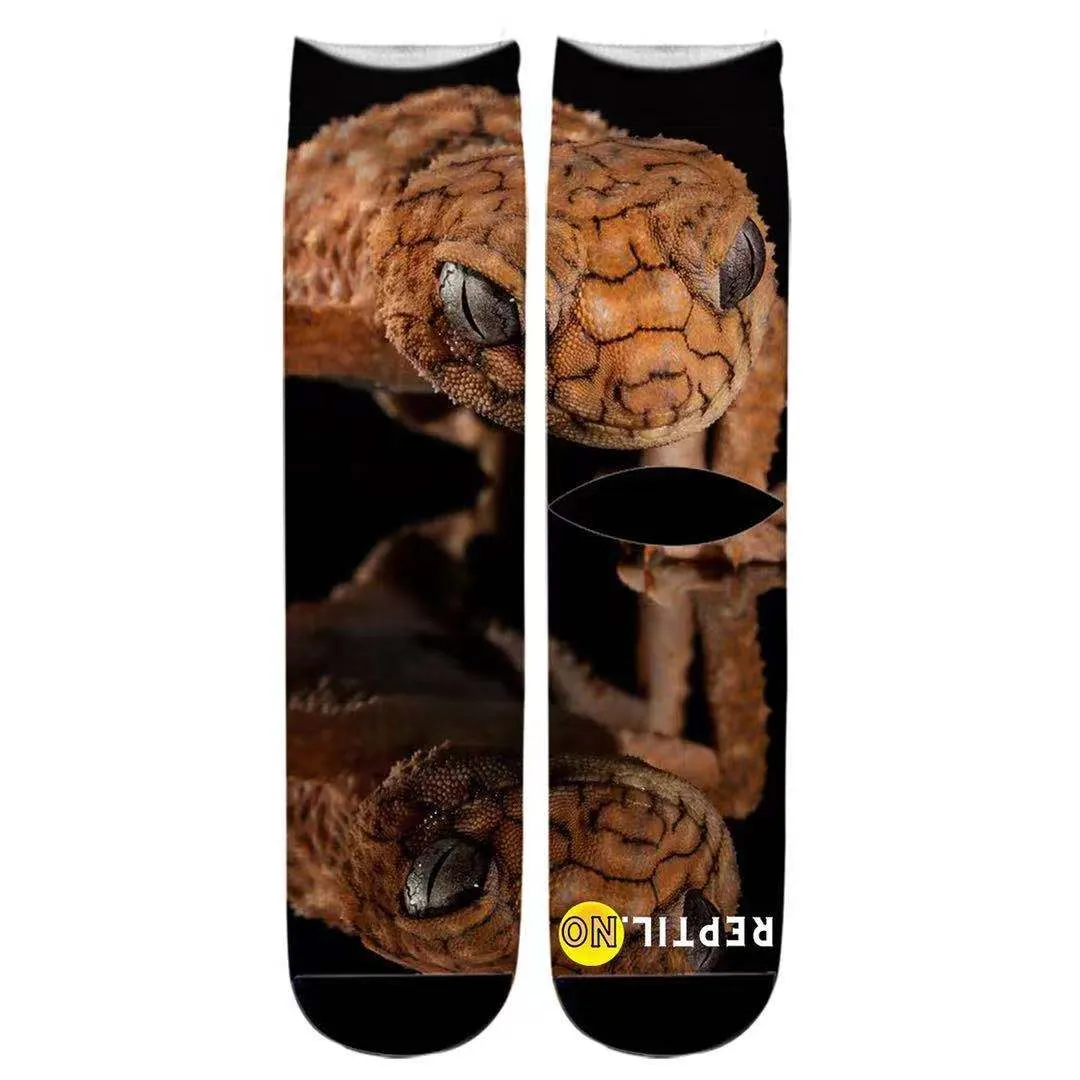 Kule-Sokker Reptil 3D sokker onesize