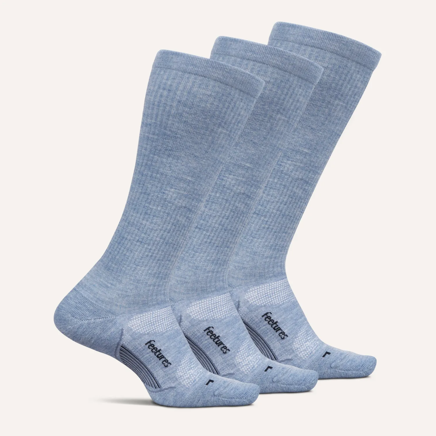 Feetures Everyday Max Cushion Knee High kompresjon 3-pk
