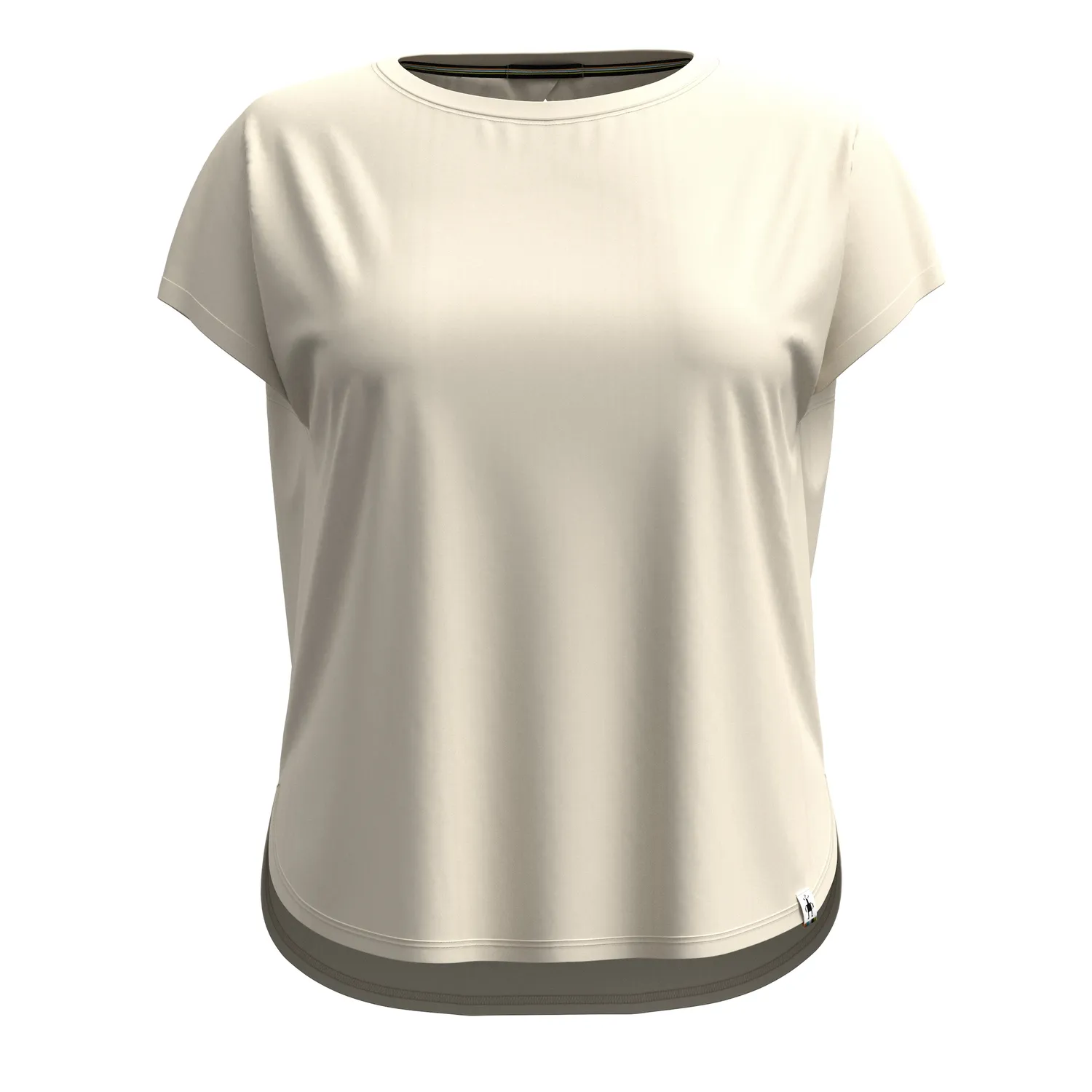 Smartwool Swing Top kortermet topp beige pustende