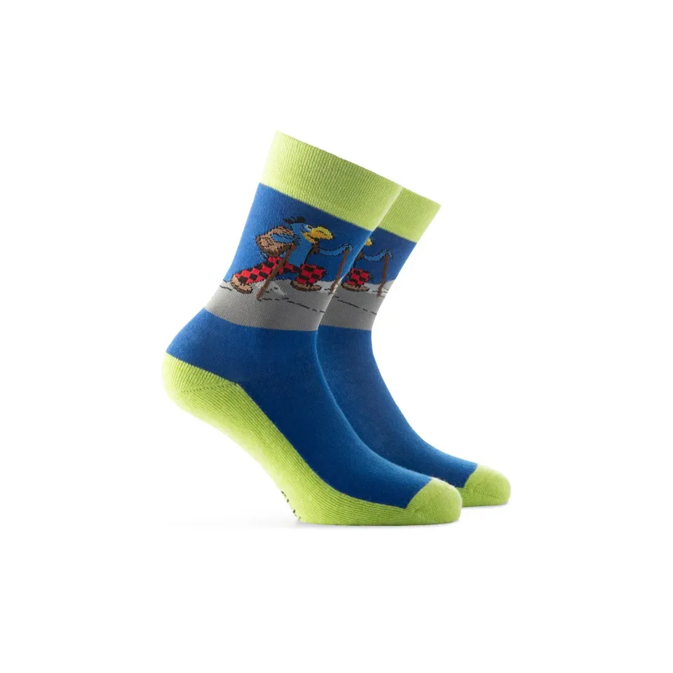 Rohner Globi Trekking 2.0 tursokker barn limette