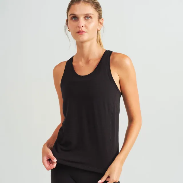 Feetures Stride Flex Performance Tank singlet Bloom pustende dame