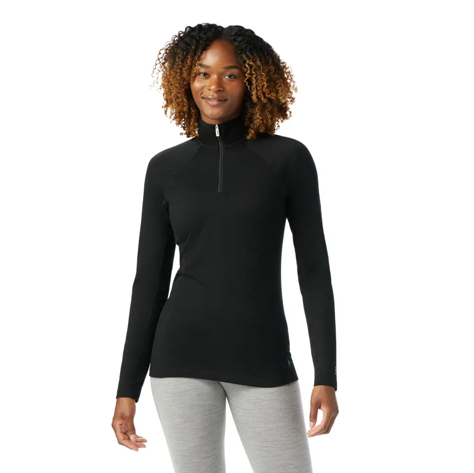 Smartwool Classic All-Season 1/4 Zip ulltrøye svart
