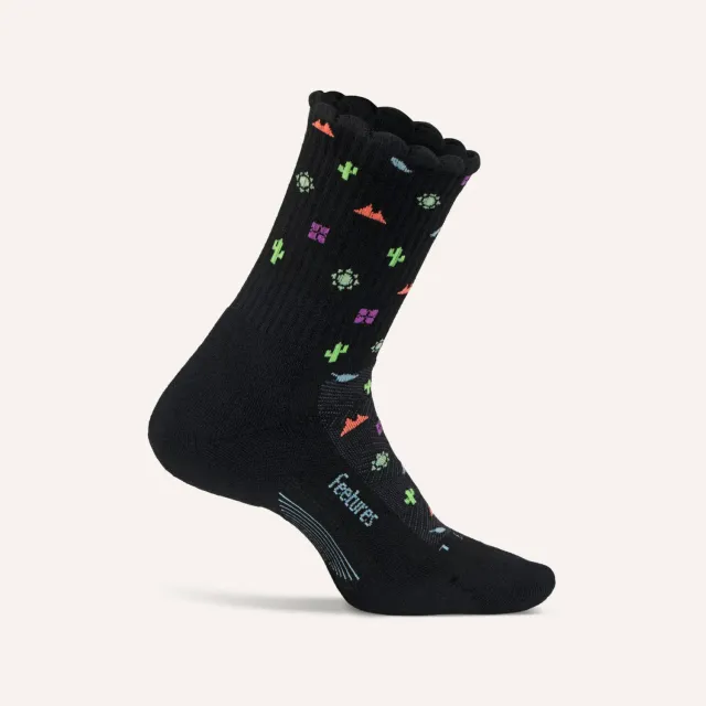 Feetures Trail Max Cushion Quarter Tall sokker Bravey Sol tykk