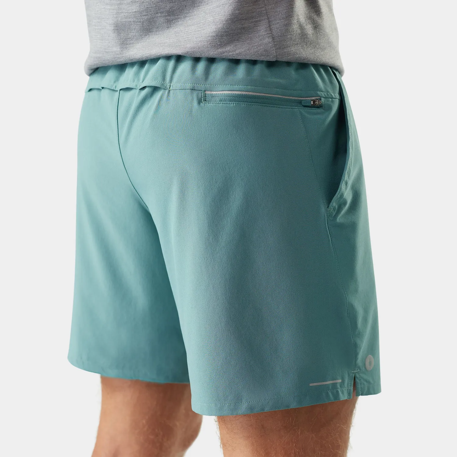 Smartwool Active 7" shorts Dusty Teal herre