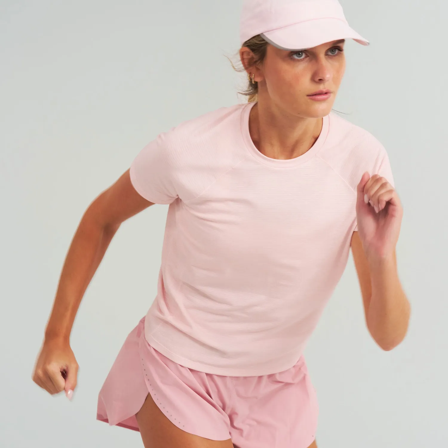 Feetures Stride Flex Performance Tee t-skjorte grå 2-pk dame