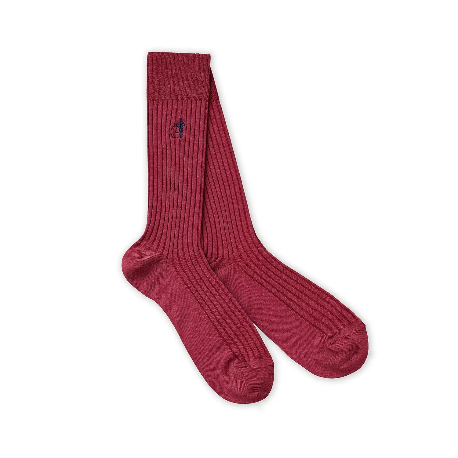 London Sock Company Rich Reds sokker 3-pak rød bomull