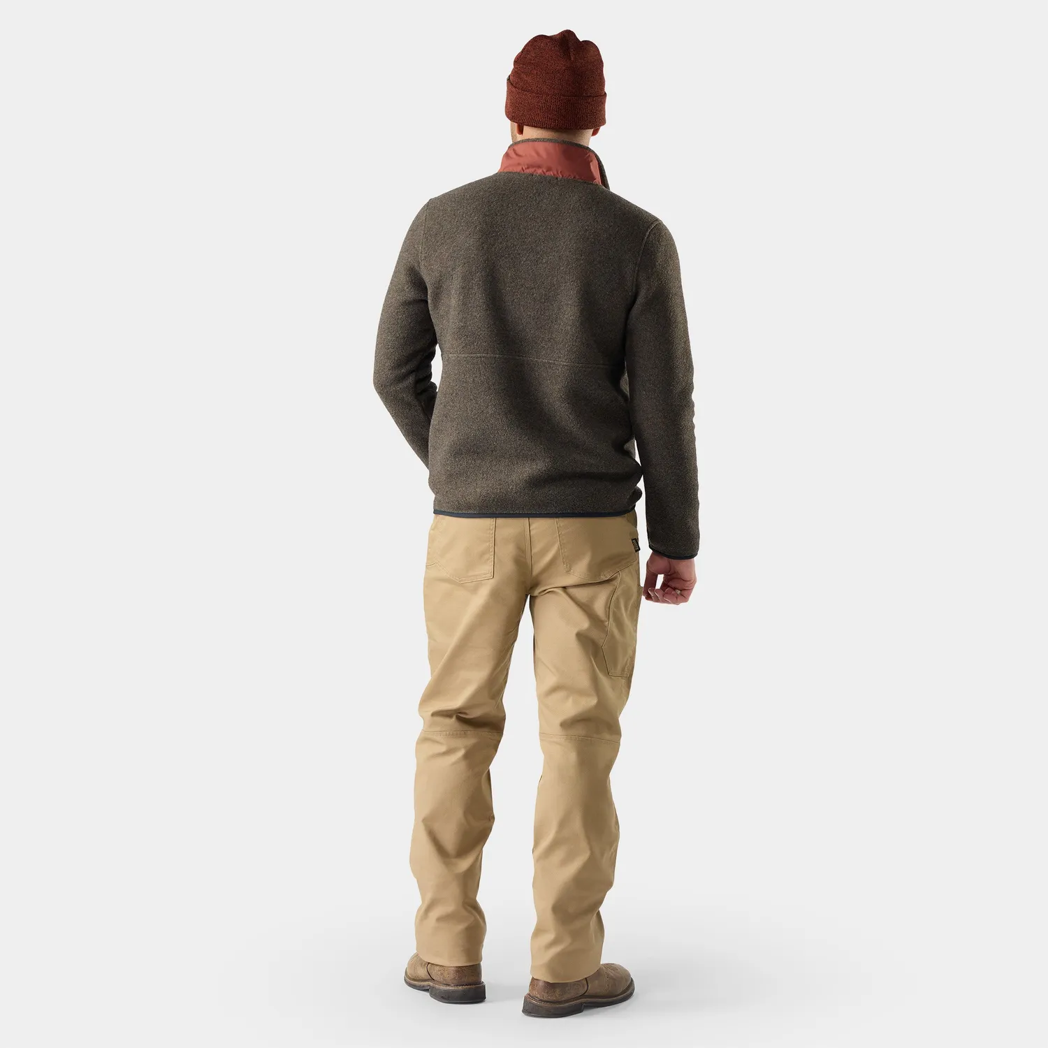 Smartwool Fleece 1/2 Zip fleecegenser burnt sienna ull