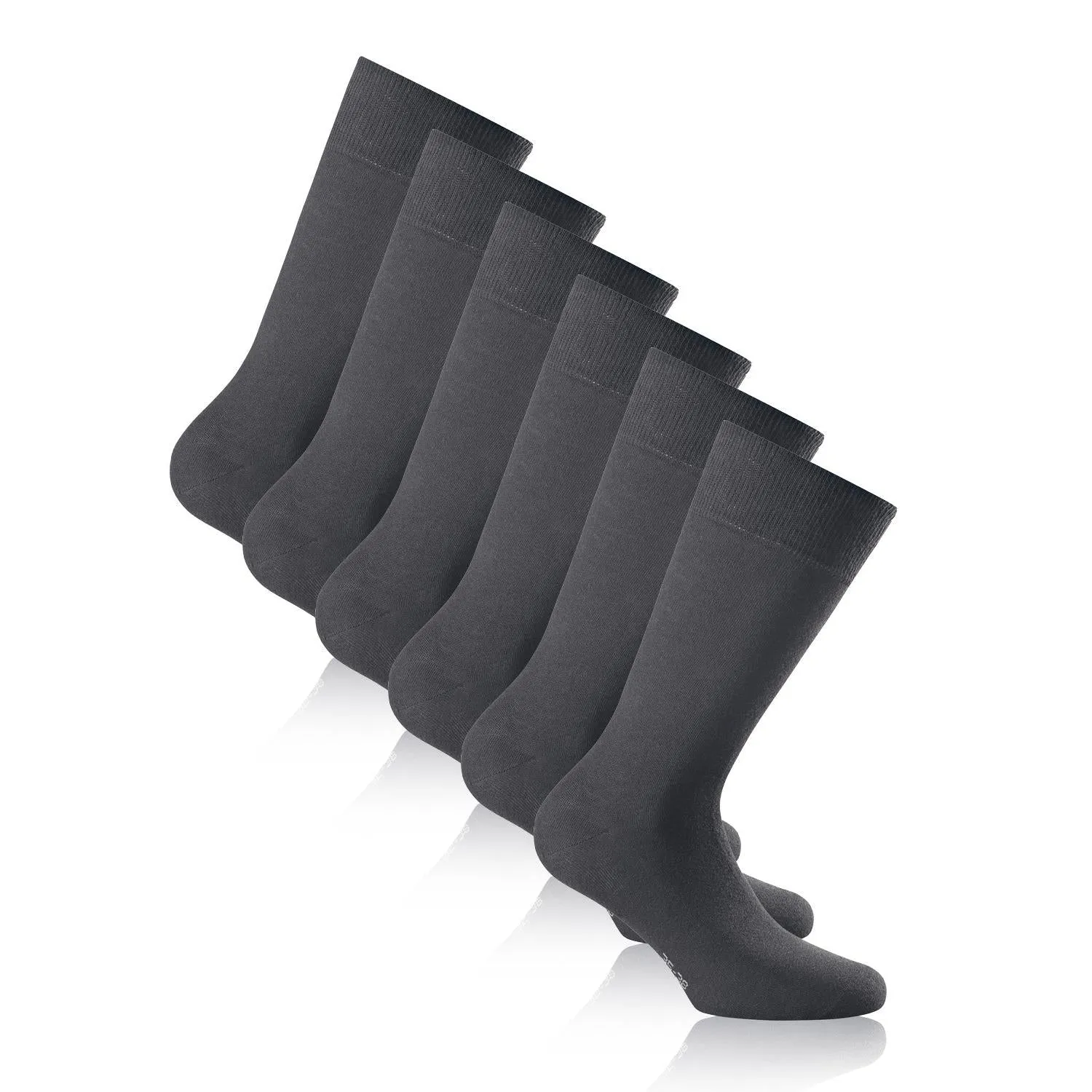 Rohner Wool Cotton ullsokker bomull 15-pack black